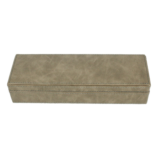 Grey Leatherite Pen Box