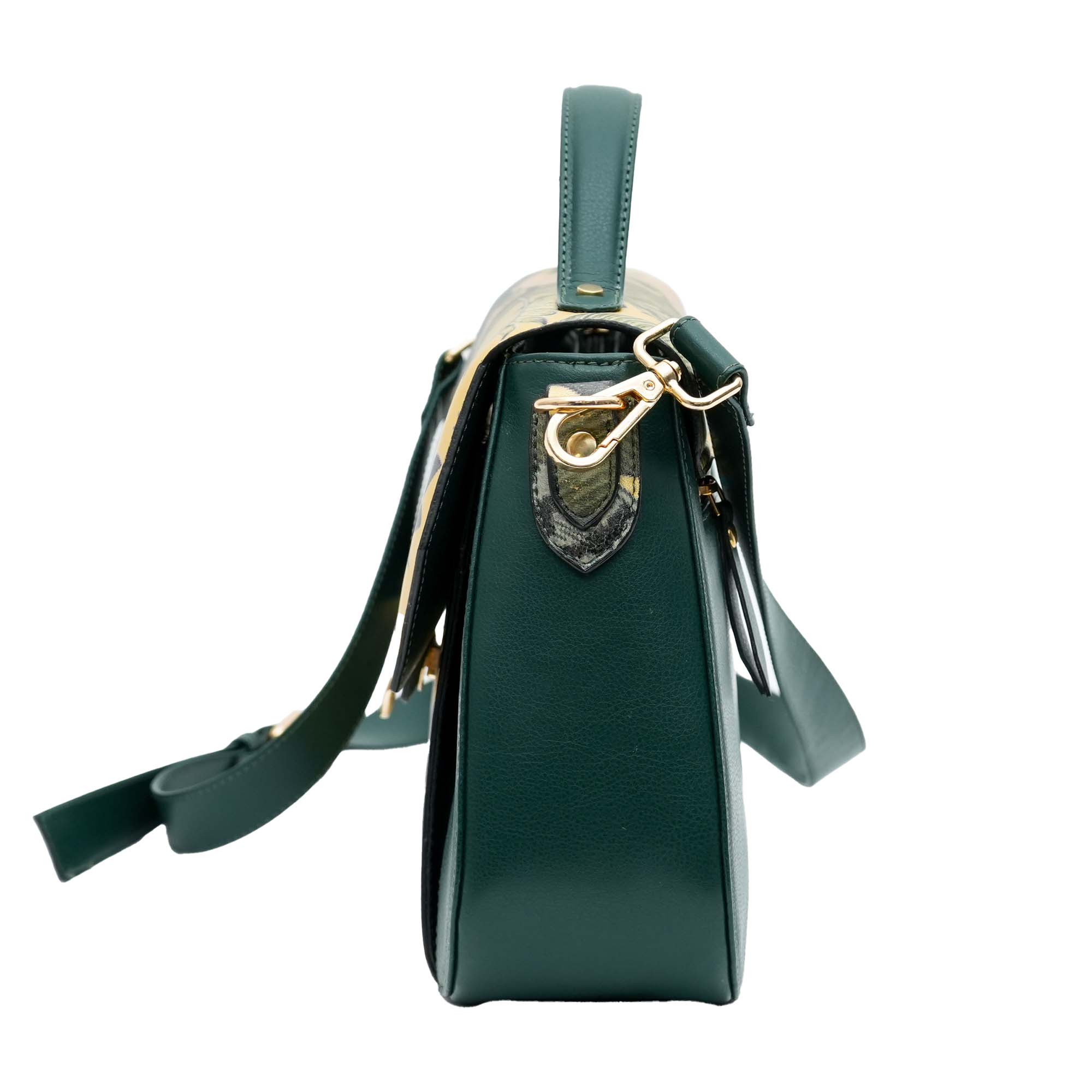 Jungle Lush Top Handle Bag
