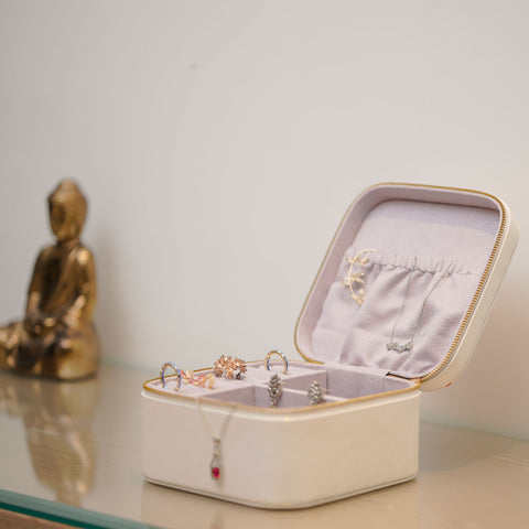 Heart Design Jewelry Box