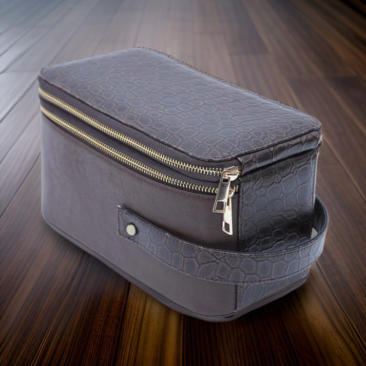 Premium Men's Brown Pouch/Bag With Handle