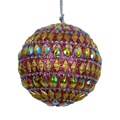 Set of 2 Christmas Hanging Decorative Balls