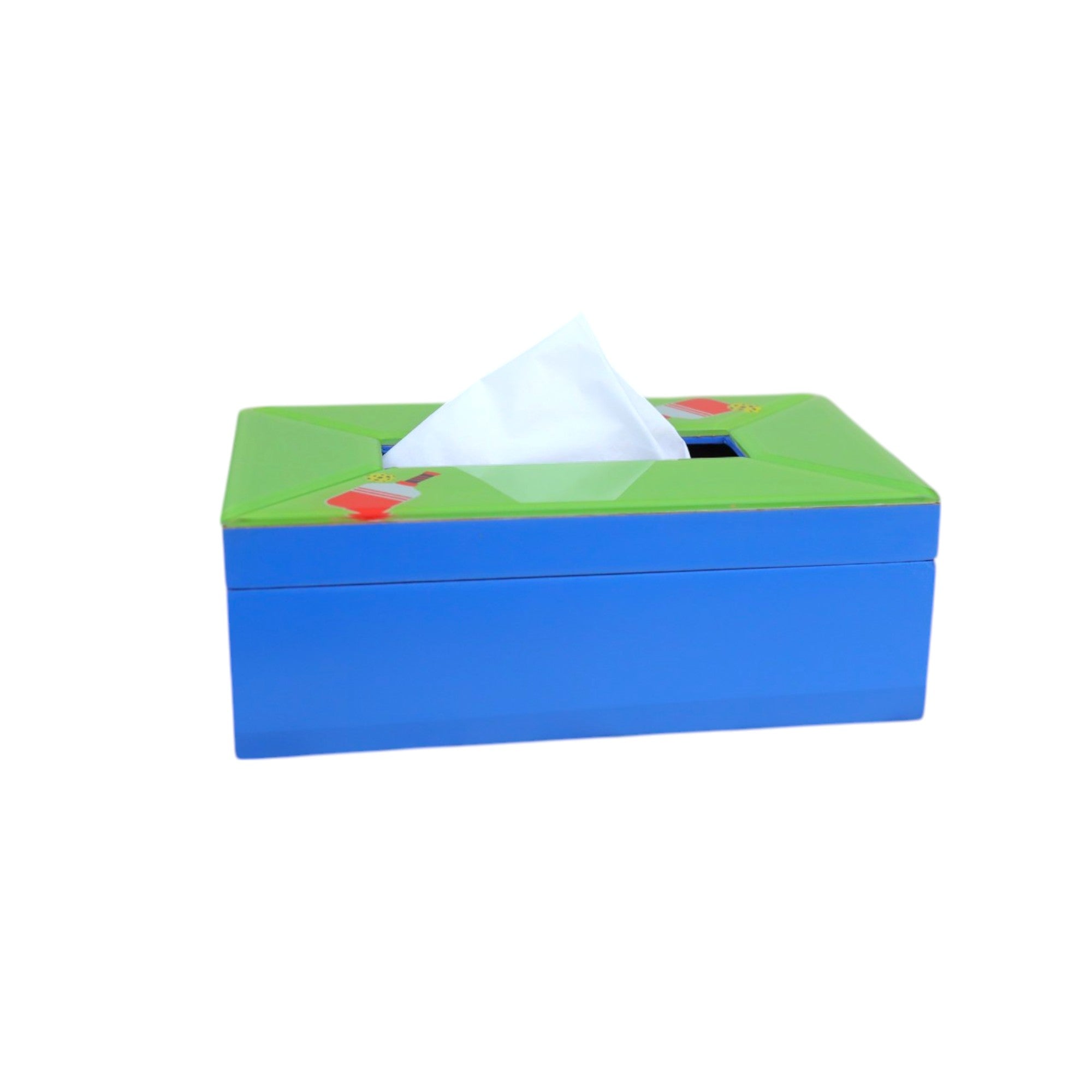 Pickle Ball Design Tissue Box