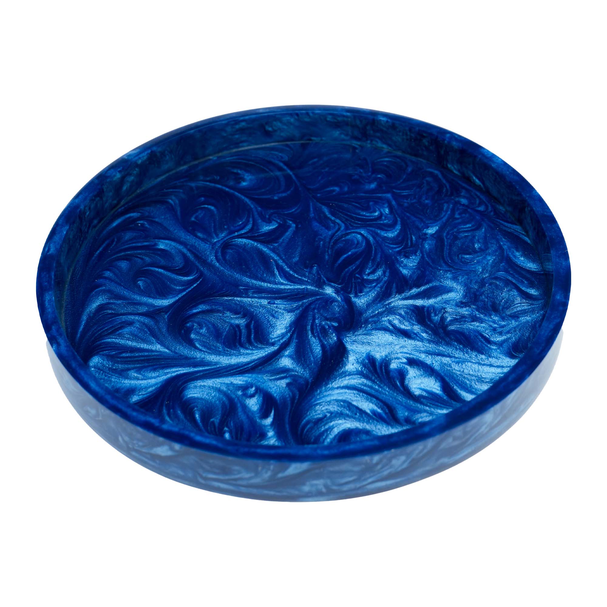 Premium Bathroom Accessory Set of 5 Pieces (Blue Color)