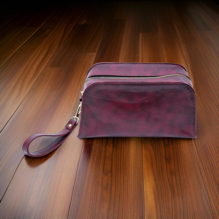 Premium Men's Brown Travel Pouch/Bag