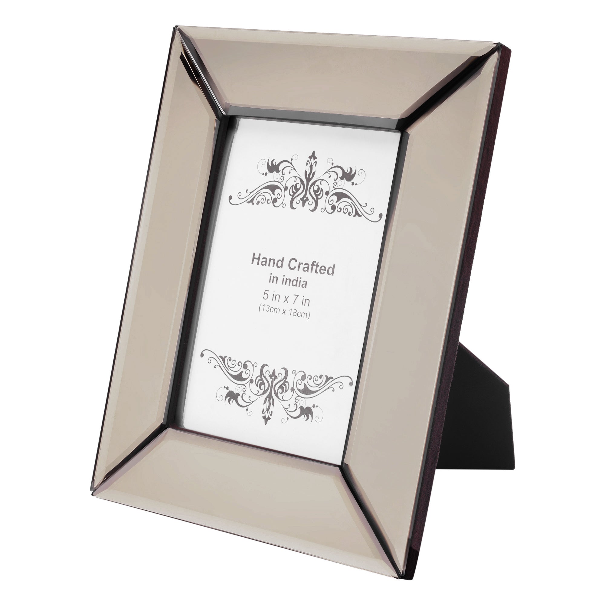 Premium Brown Mirror Hamper Set