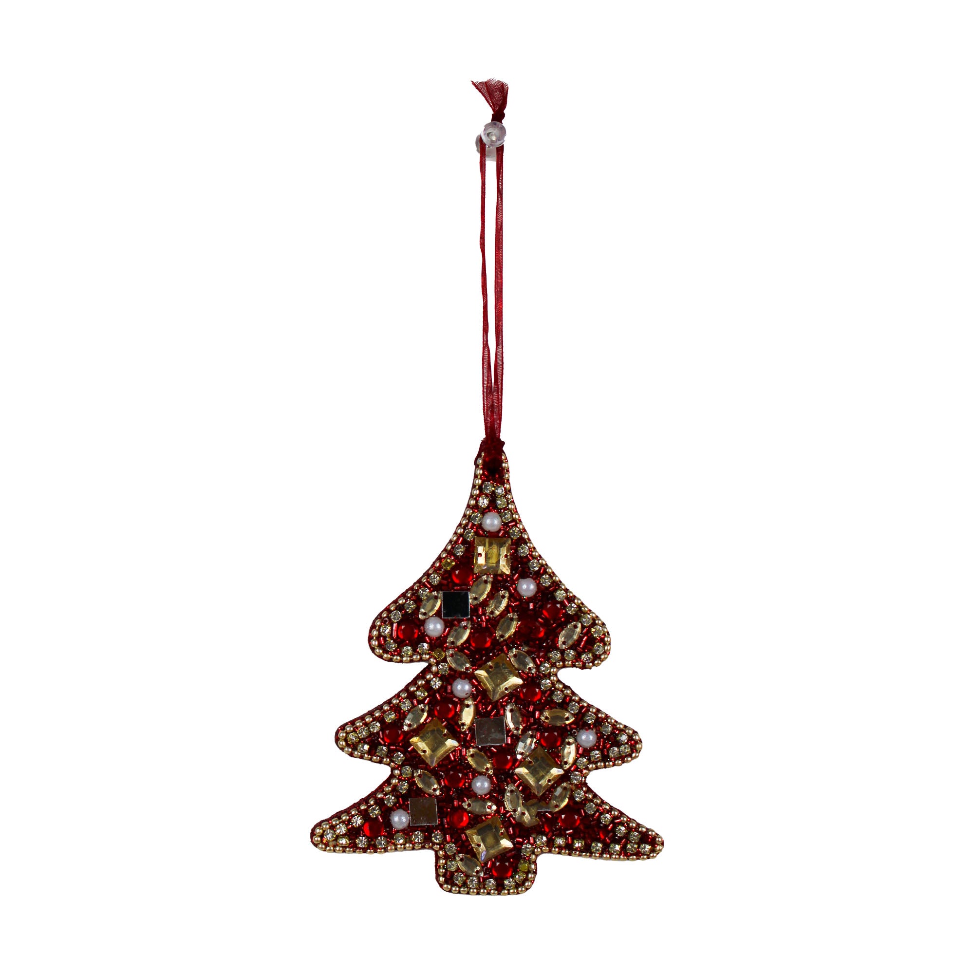 Set of 2 Christmas Tree Hanging Ornament