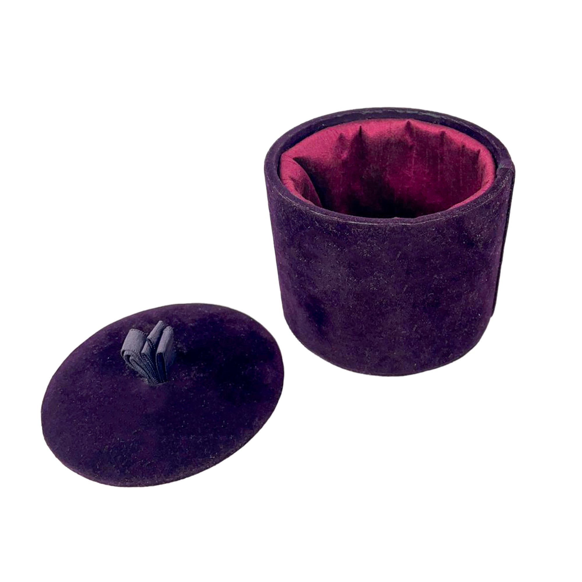 Purple Round Jewellery Box