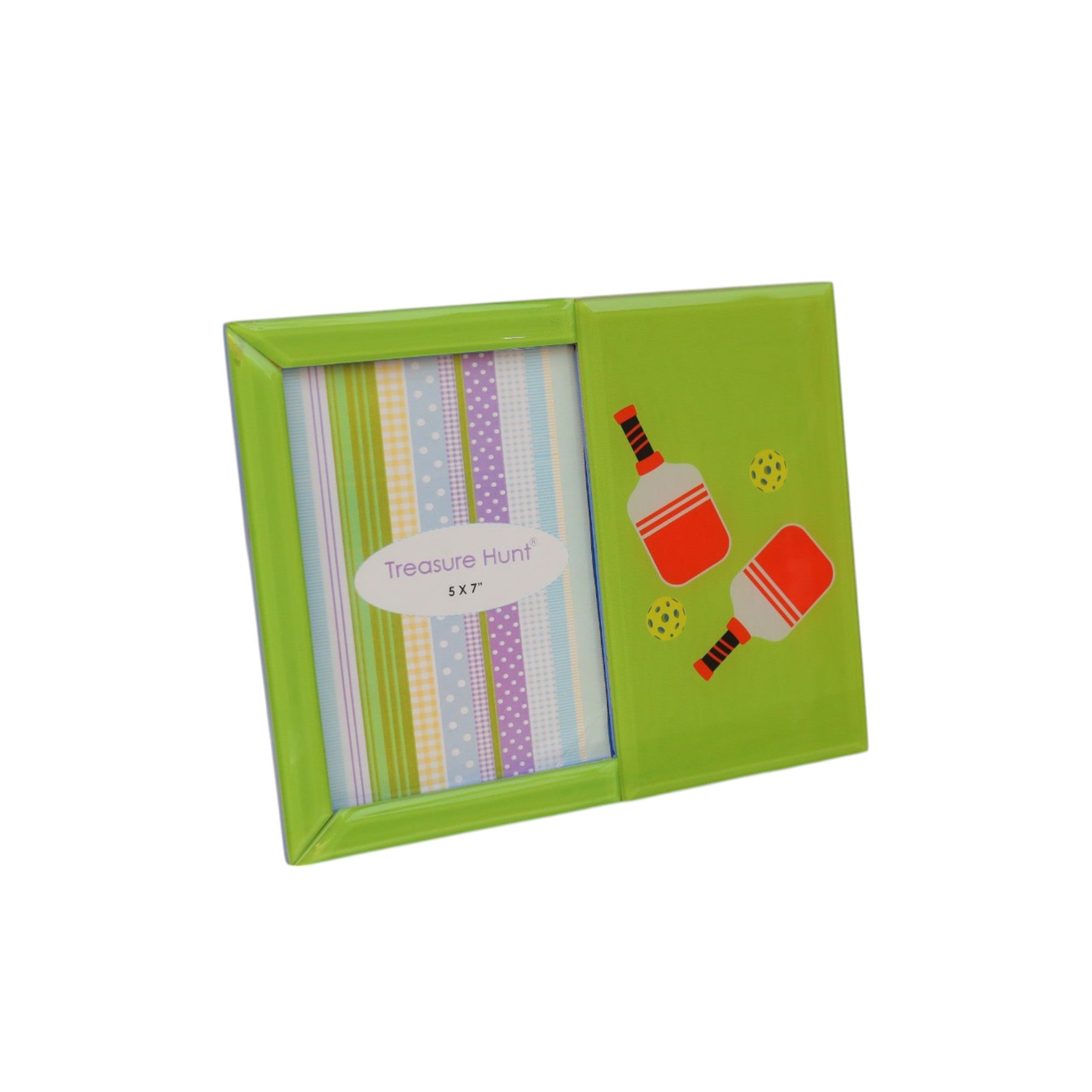 Premium Glass Photo Frame with Pickle Ball Design