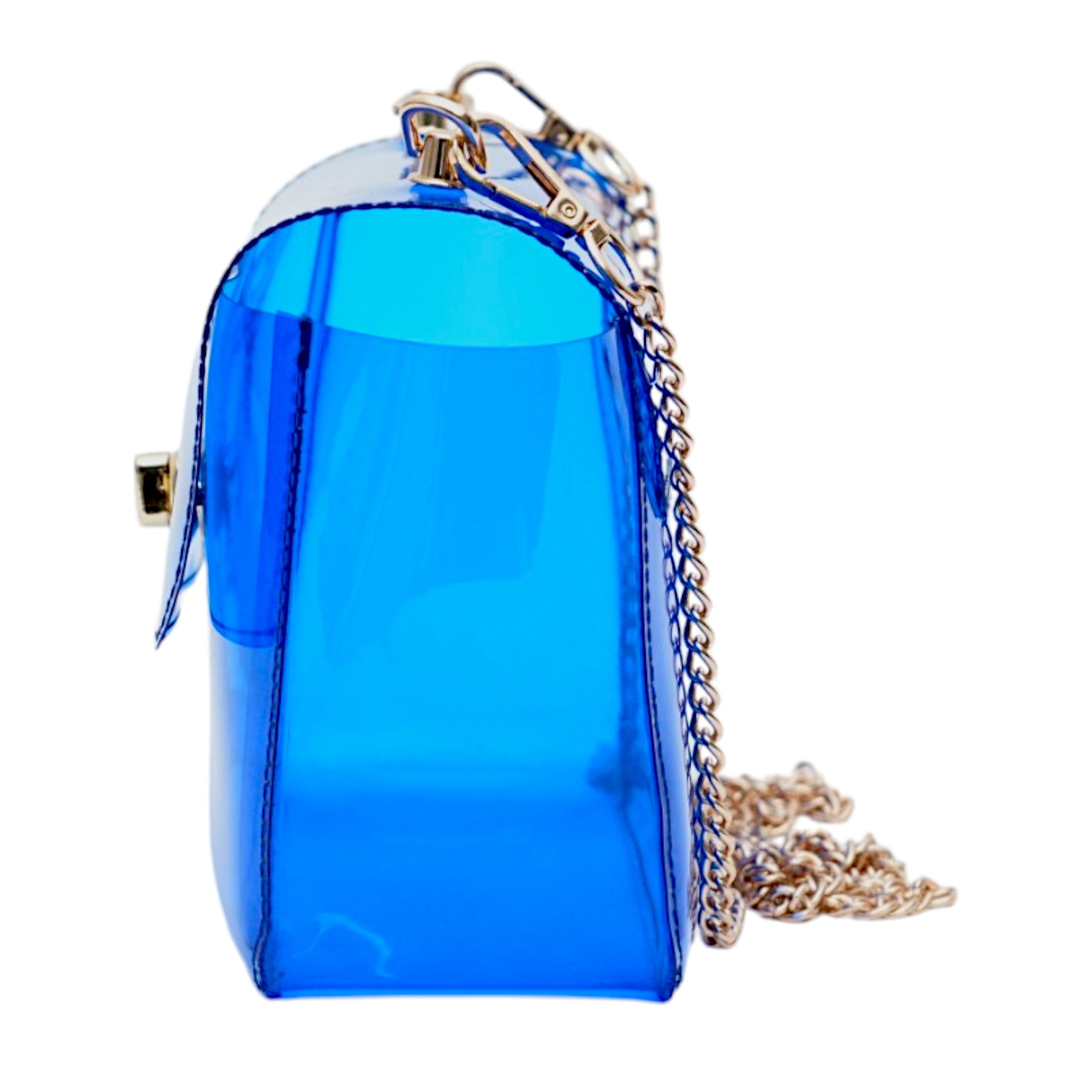 Blue Transparent Premium Sling Bag for Women