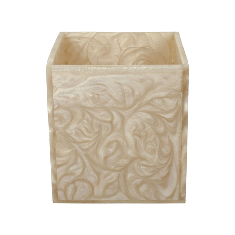 Beige Resin Dustbin