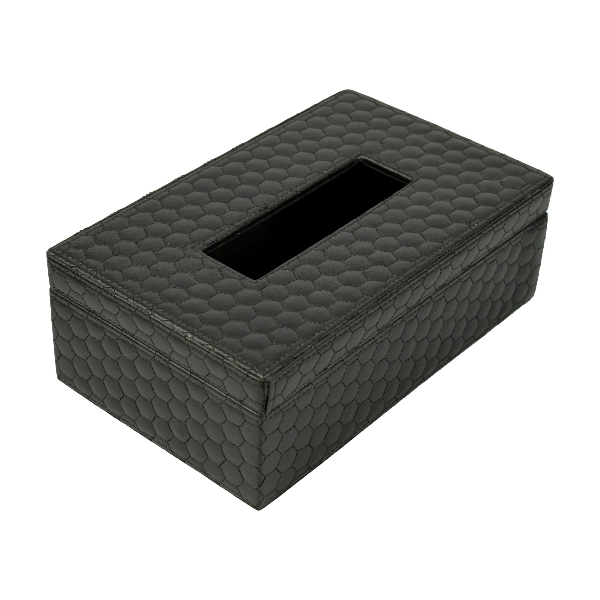 Premium Black Leatherite Tissue