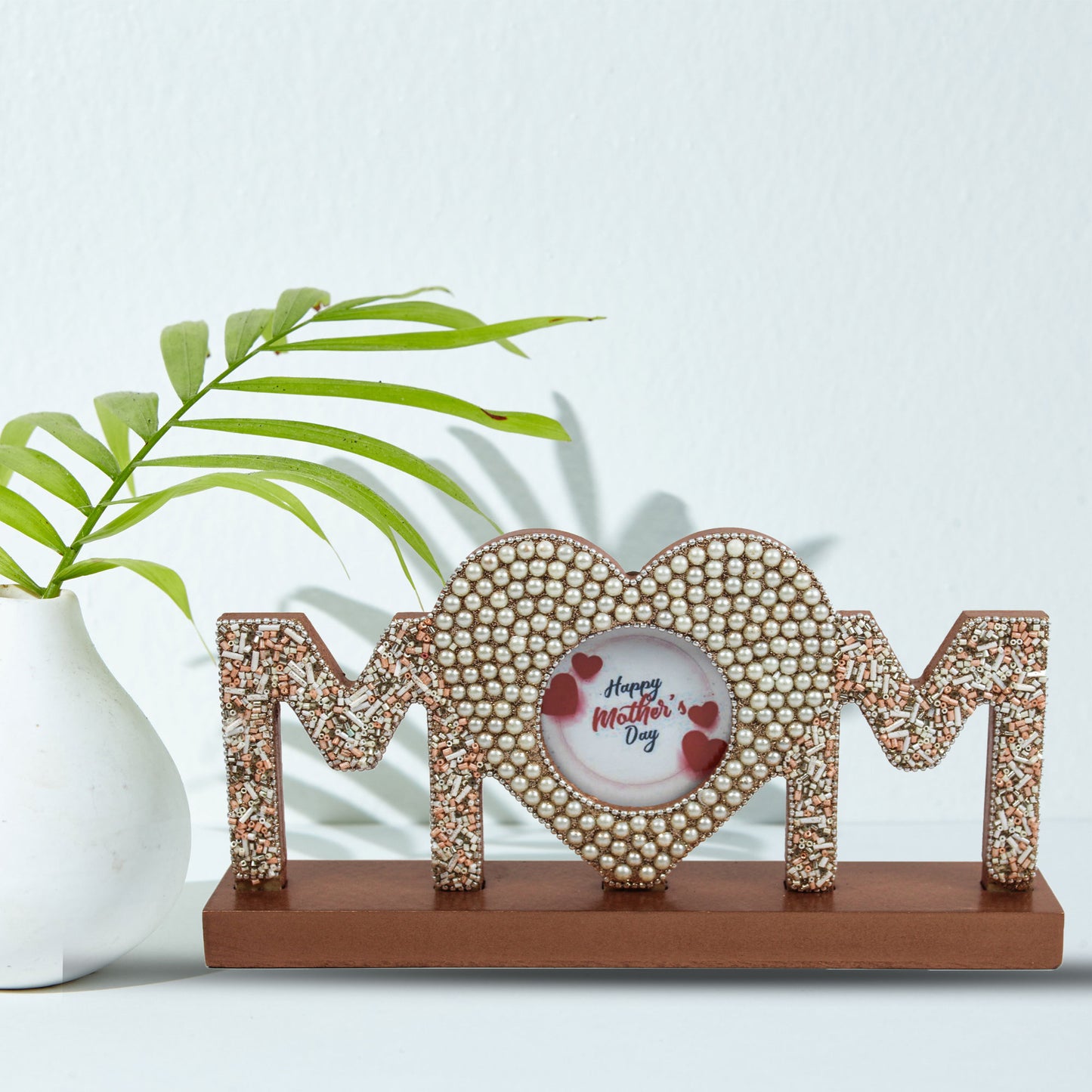 Beaded Photo / Picture Frame for Mother-s Day-3354