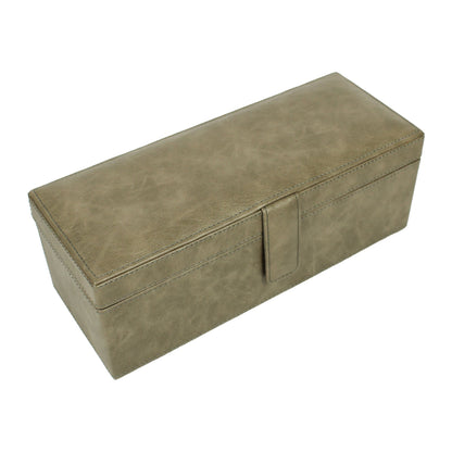 Grey Leatherite Watch Box