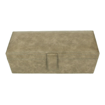 Grey Leatherite Watch Box