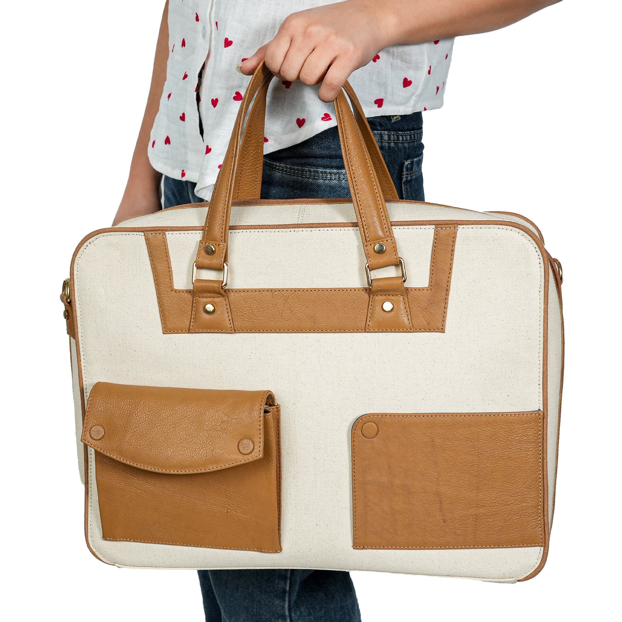 Womanix Canvas Laptop Bag for Women