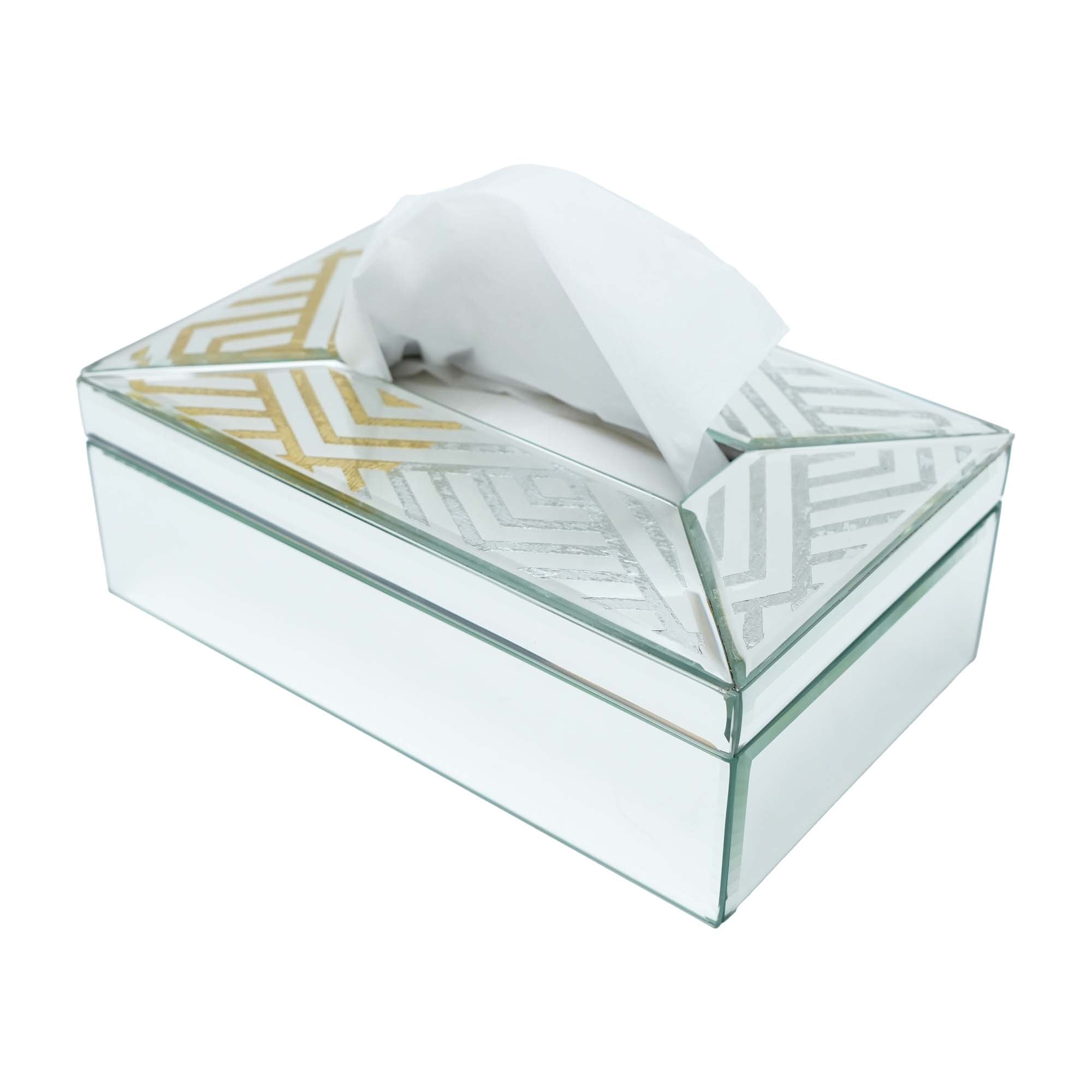 Luxury Decorative Glass Tissue Box