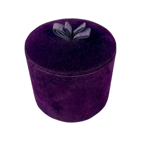 Purple Round Jewellery Box
