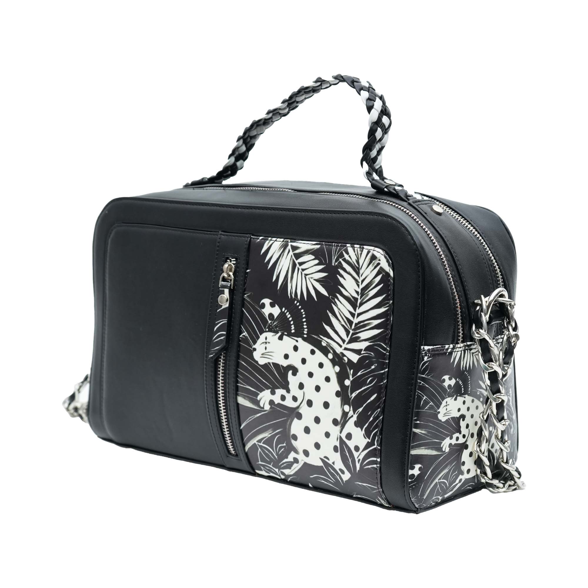 Cheetah Charm Sling Bag