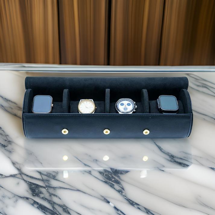  Premium Men's Black Watch Box 