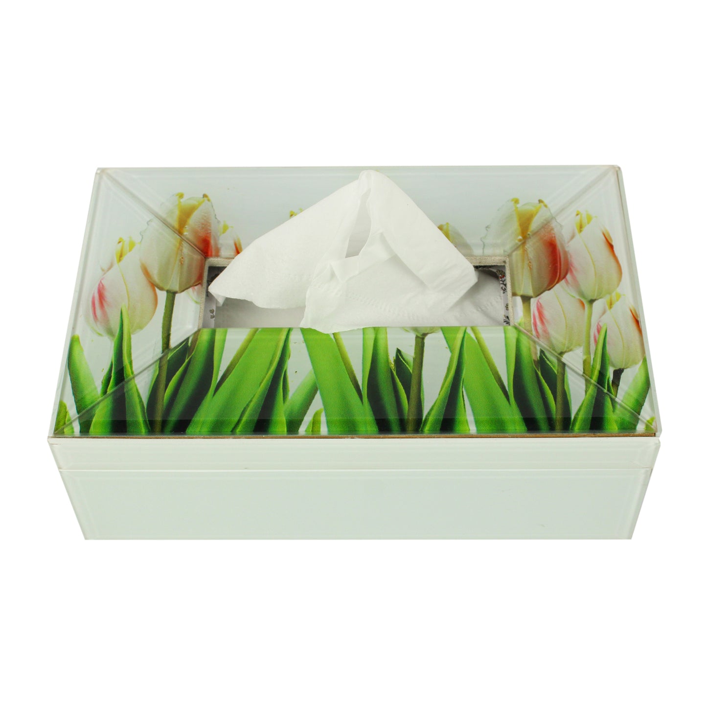 Tulip Design Tissue Box