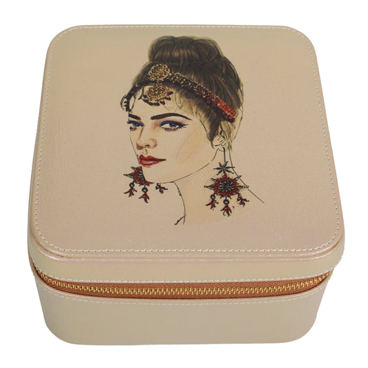 Beige Jewellery Box