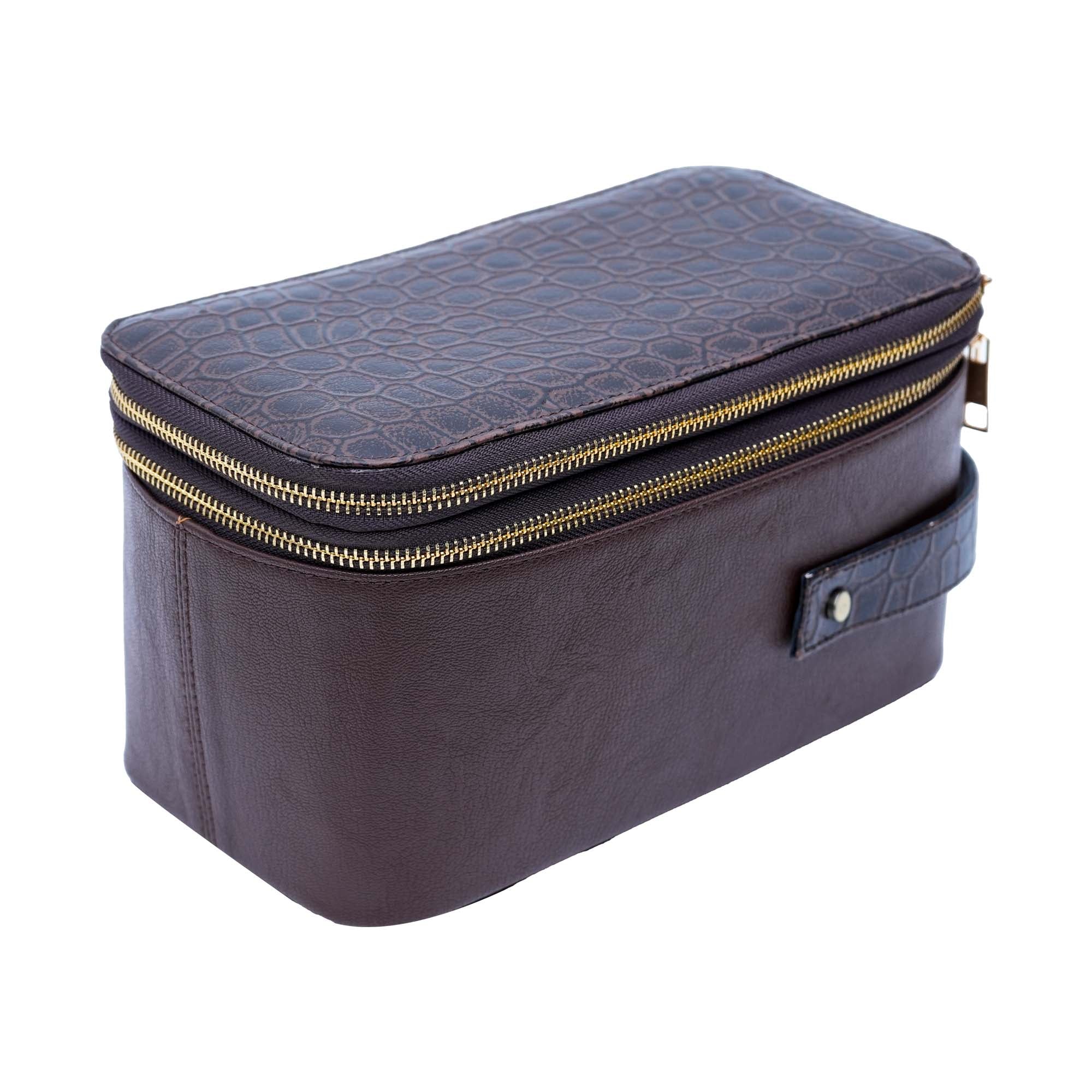 Premium Men's Brown Pouch/Bag With Handle