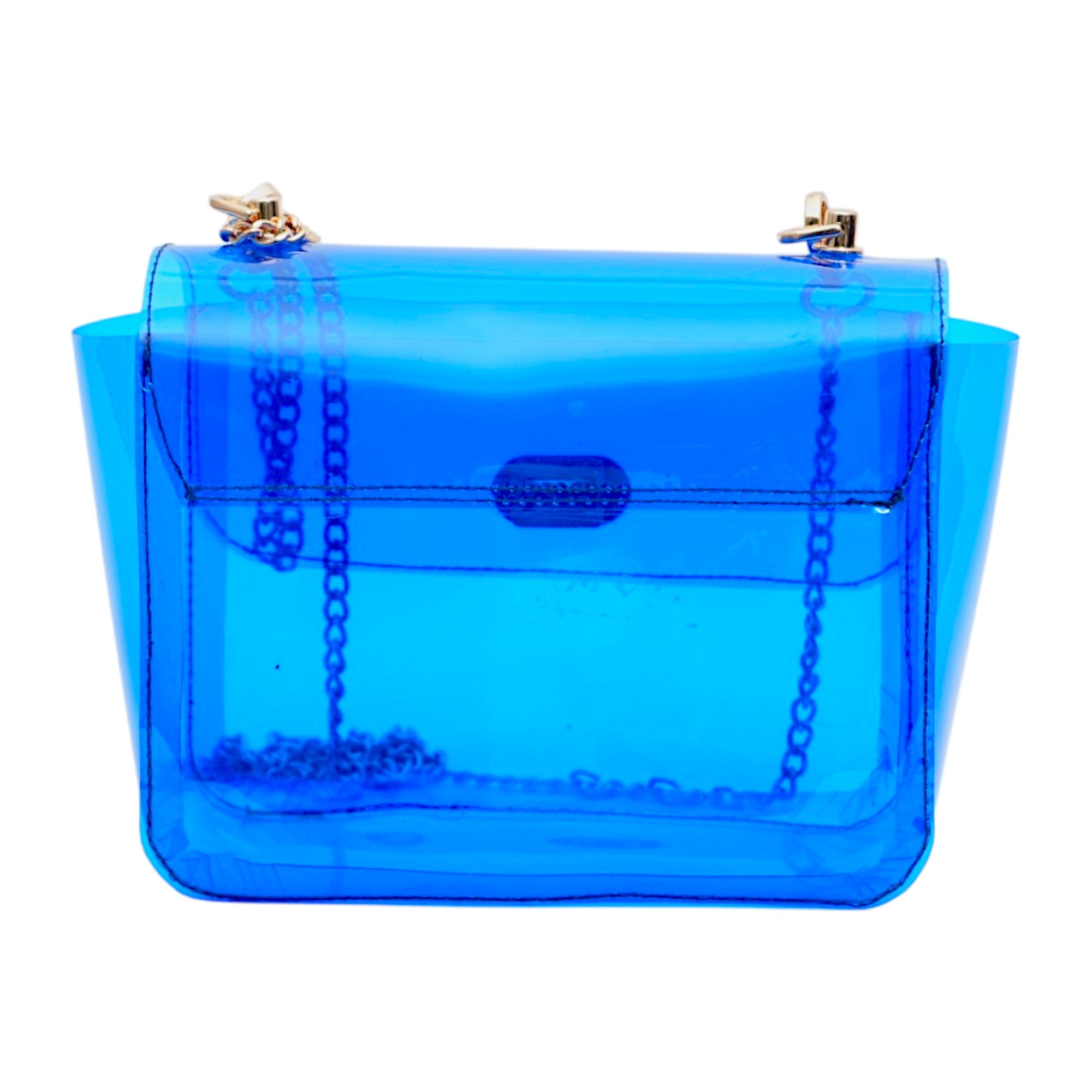 Blue Transparent Premium Sling Bag for Women