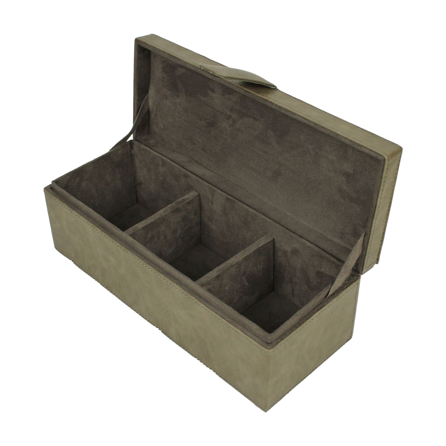 Grey Leatherite Watch Box