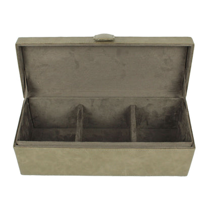 Grey Leatherite Watch Box