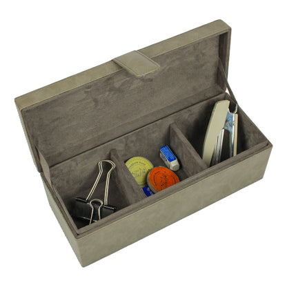 Grey Leatherite Watch Box