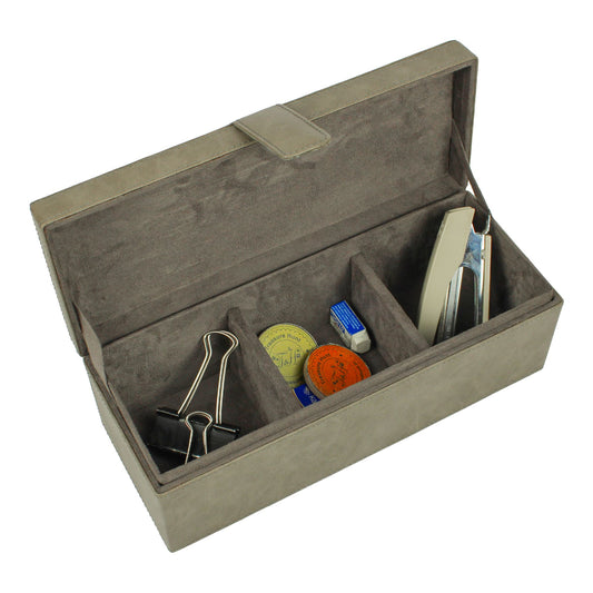 Grey Leatherite Watch Box