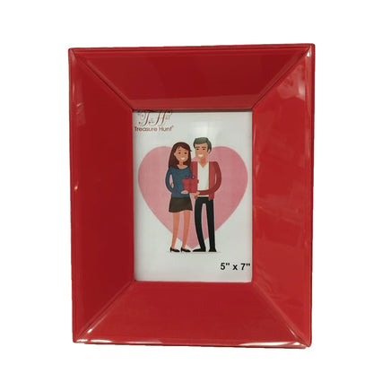 Red colored mirror photo frame for valentine day -TH-4494