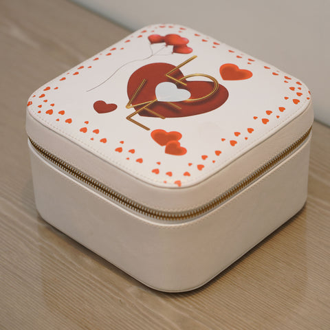 Heart Design Jewelry Box