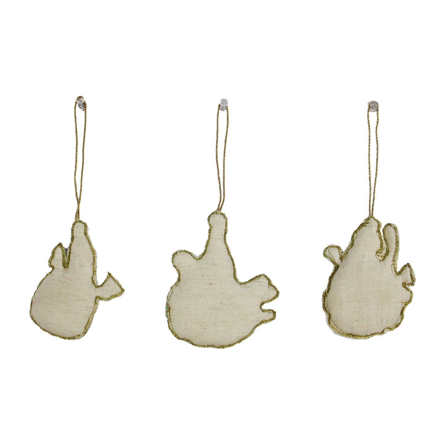 Set of 3 Snowman Christmas Hanging Ornament