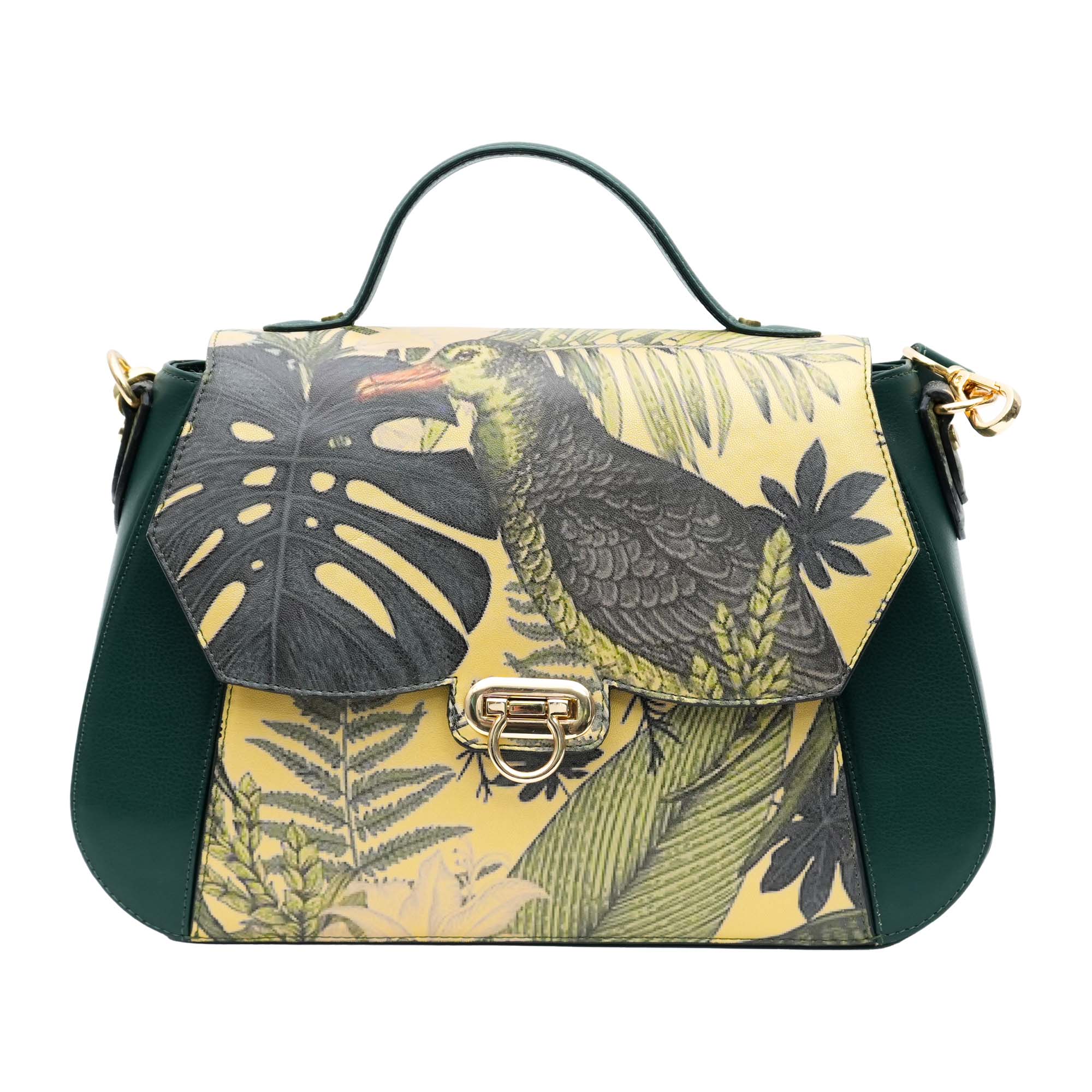  Jungle Lush Top Handle Bag 