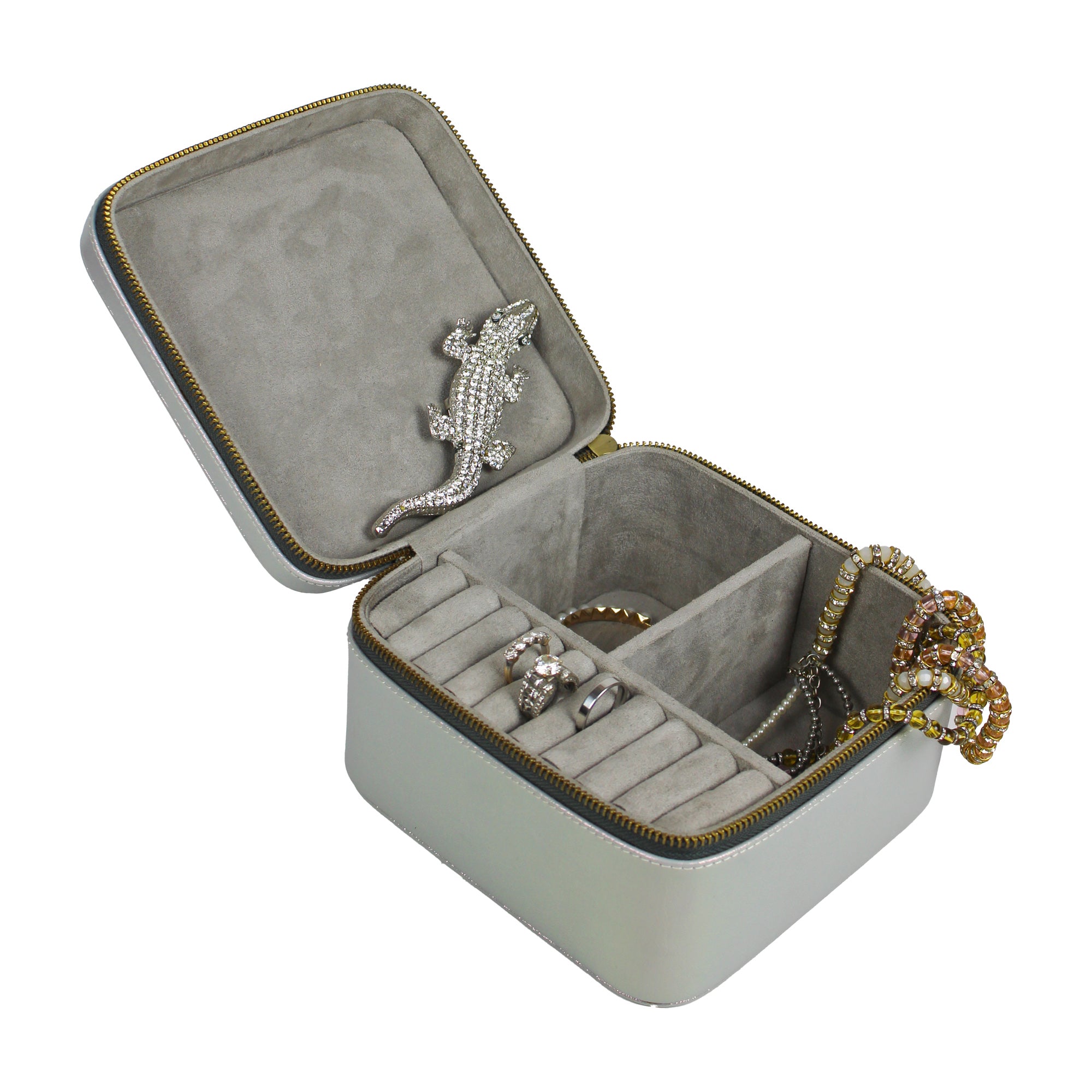 Grey Jewellery Box