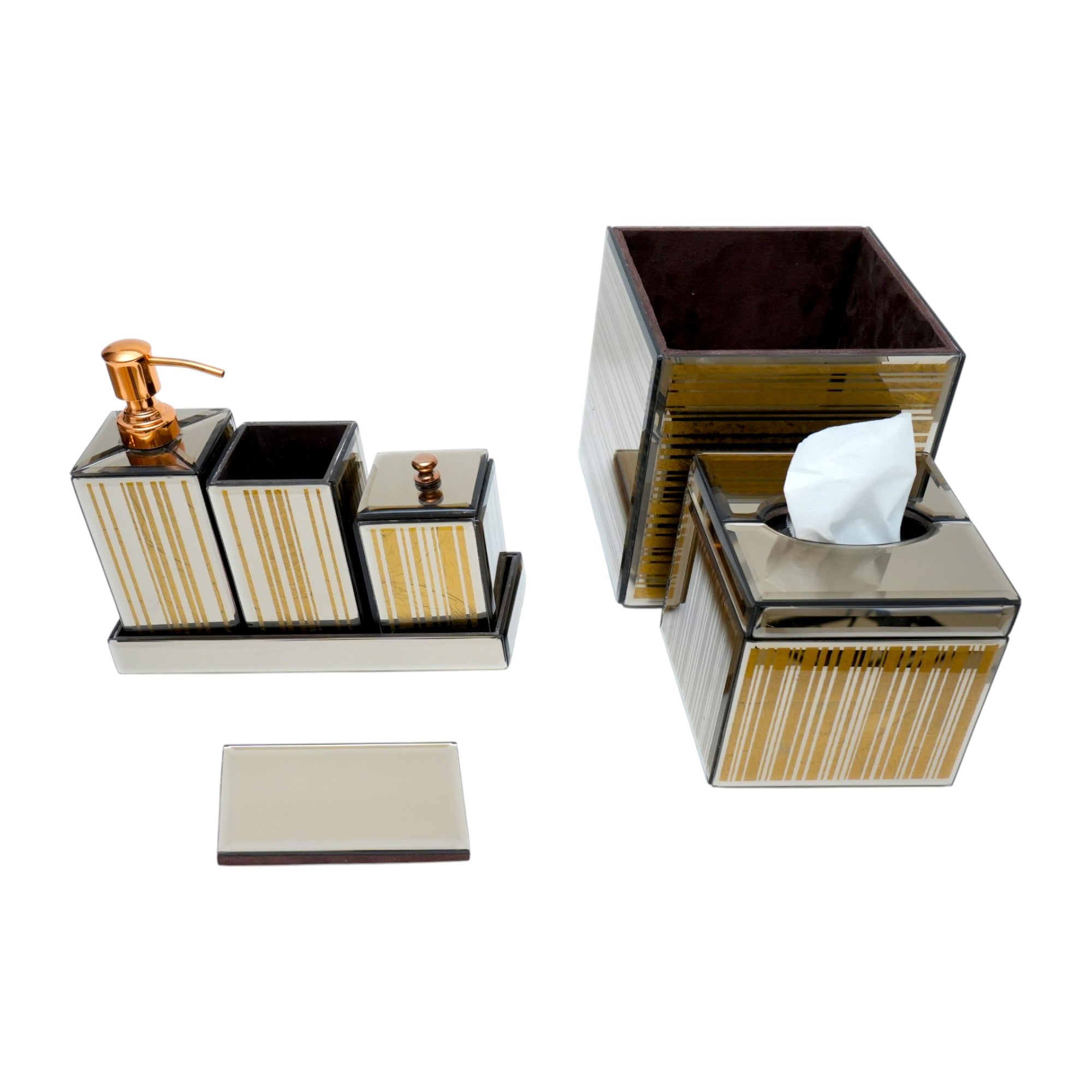 7 Pieces Bath Accessory Set for Modern Bathrooms