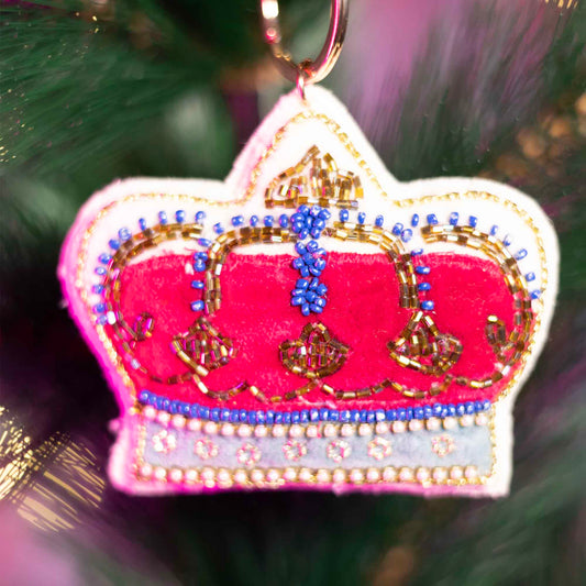 Crown Shaped Christmas Ornament Hanging