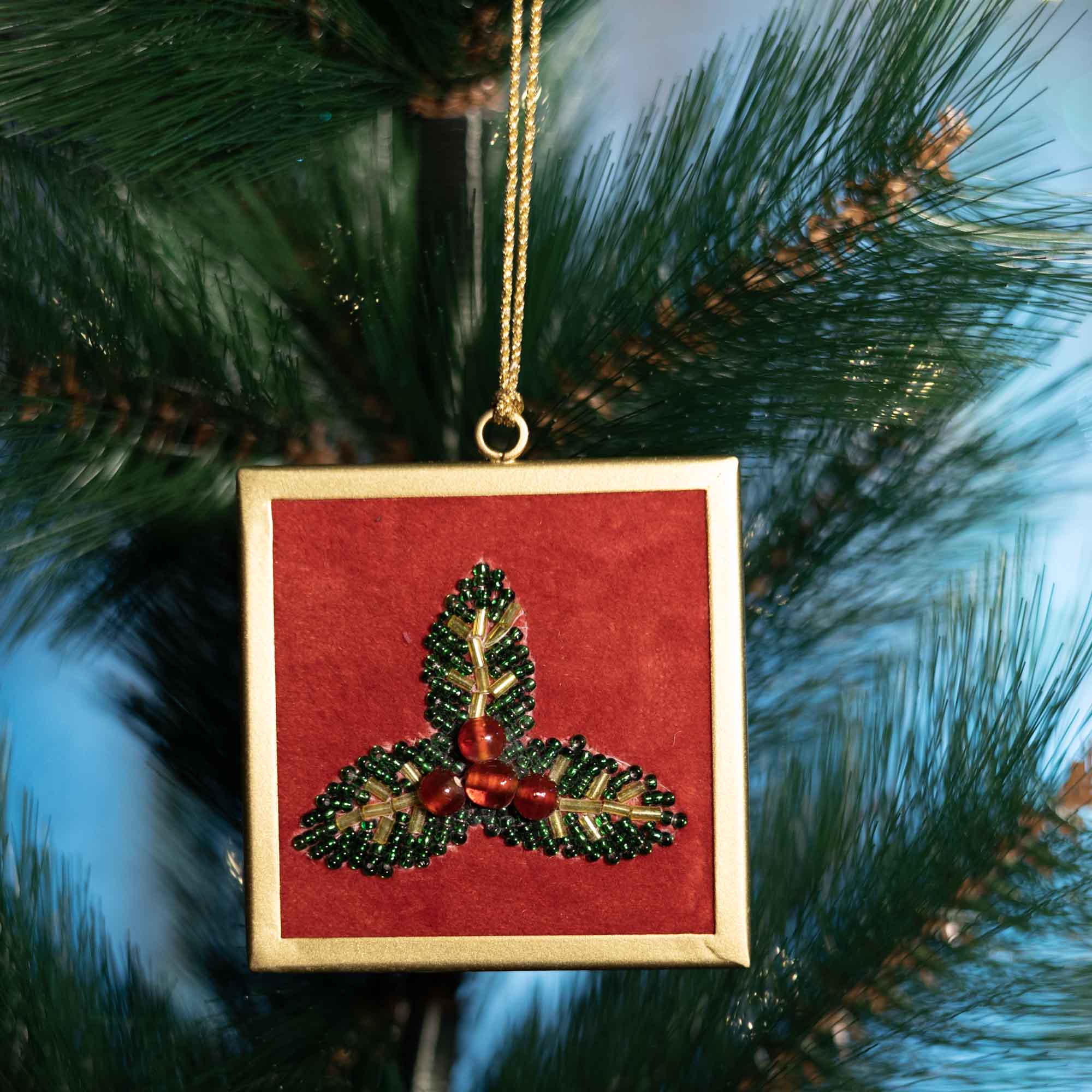 Metal Christmas Tree Hanging Ornament