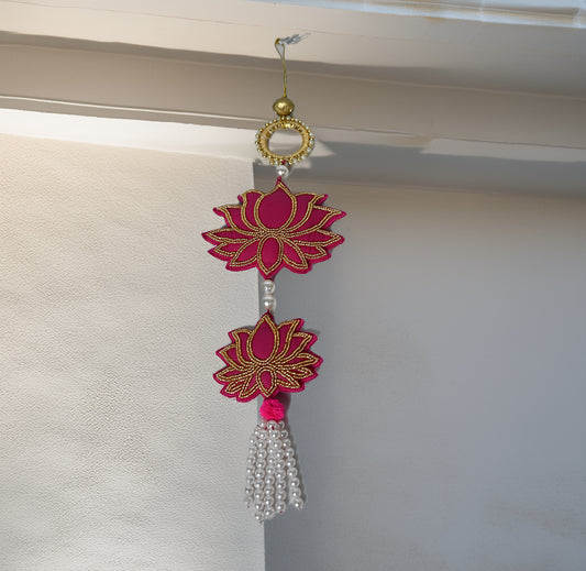 Multi-Colored Floral Wall Hanging For Diwali