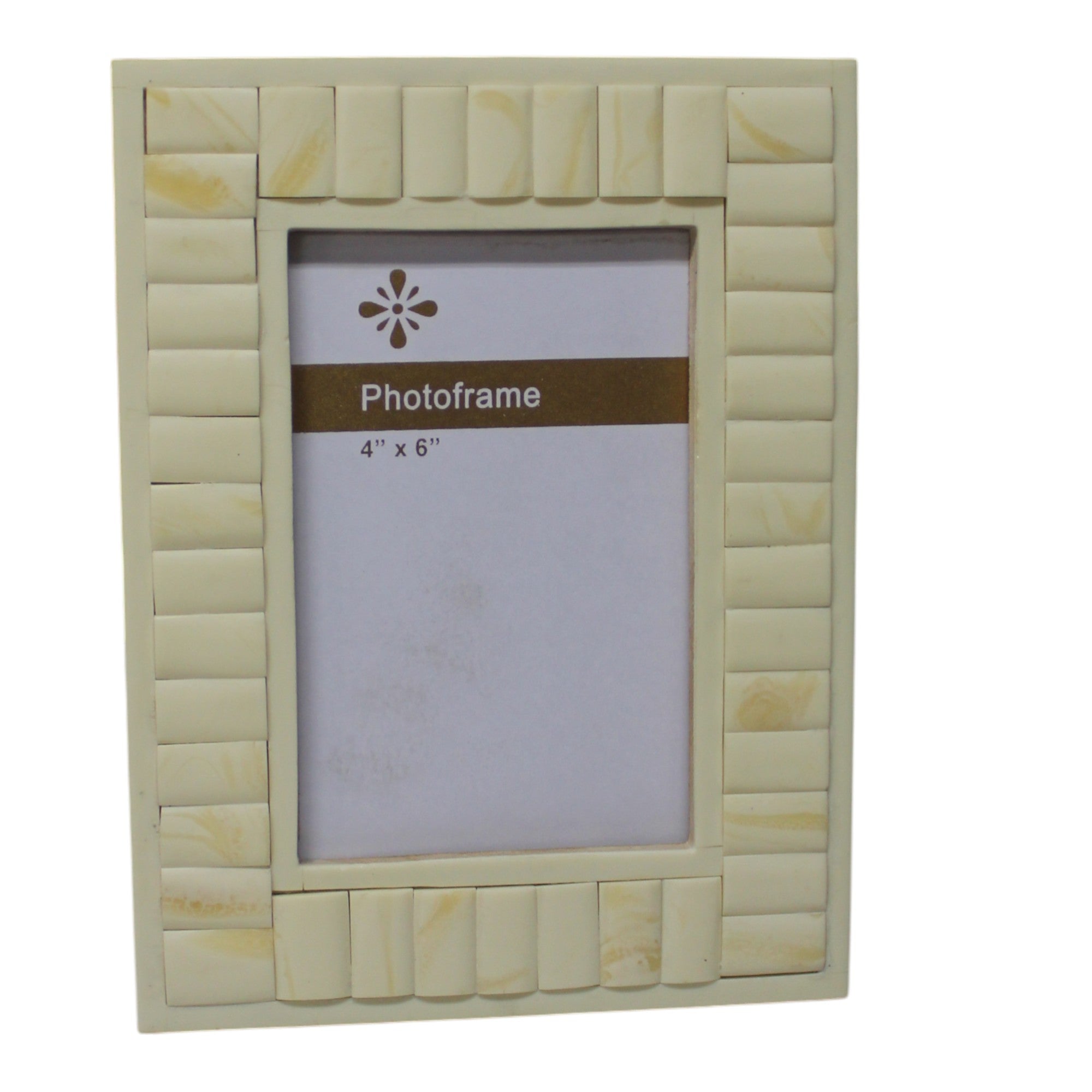  Elegant Modern Ribbed White Picture Frame 