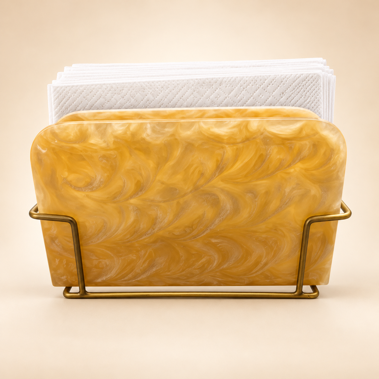  Premium Beige Tissue Holder 
