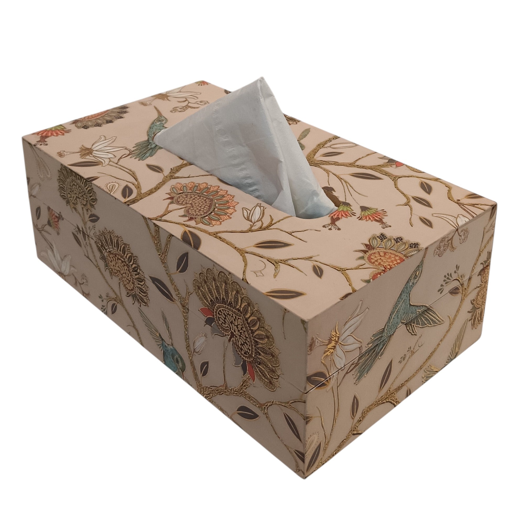 Luxury Bird Design Resin Tissue Box
