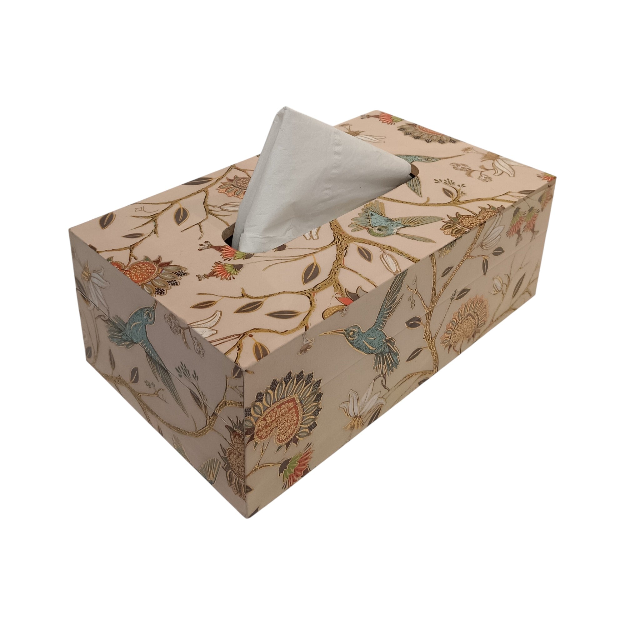 Luxury Bird Design Resin Tissue Box
