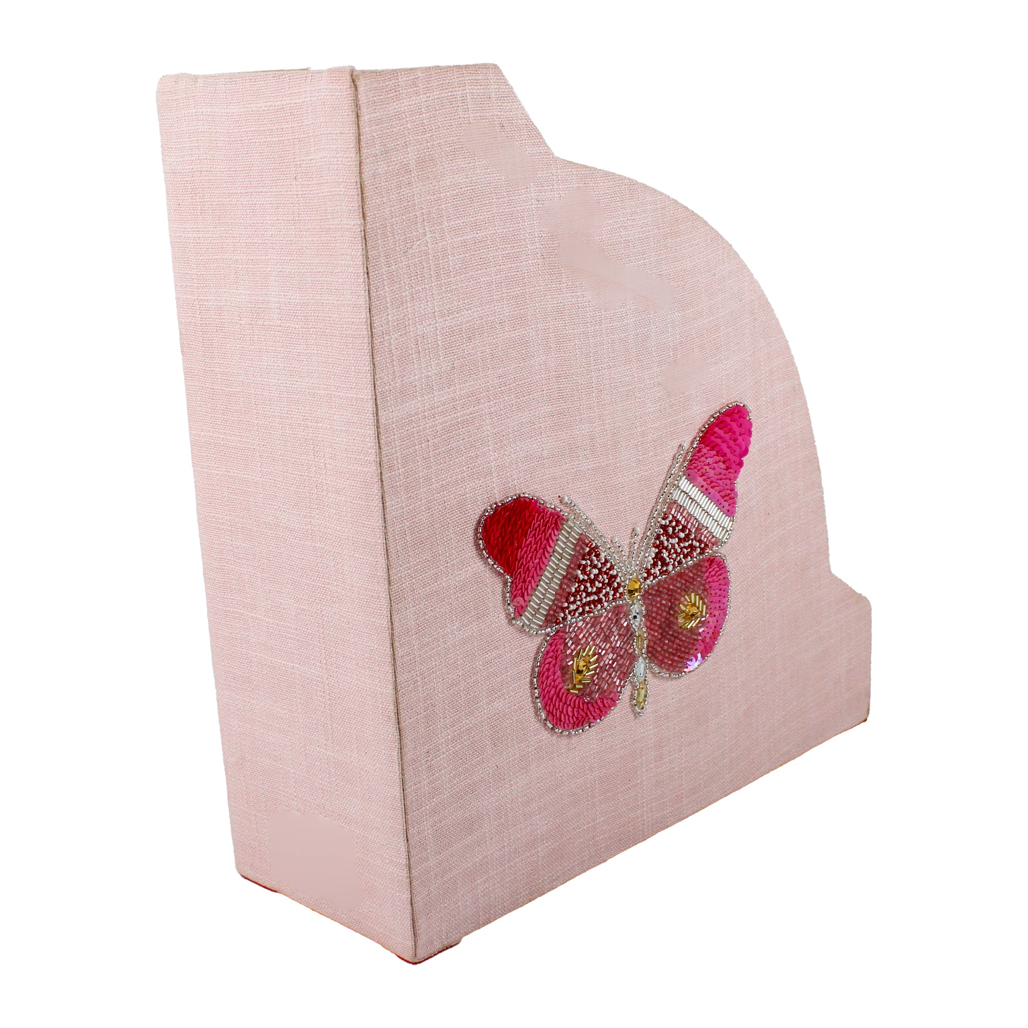Butterfly Designed Magazine & Stationery Organizer (Set of 2)