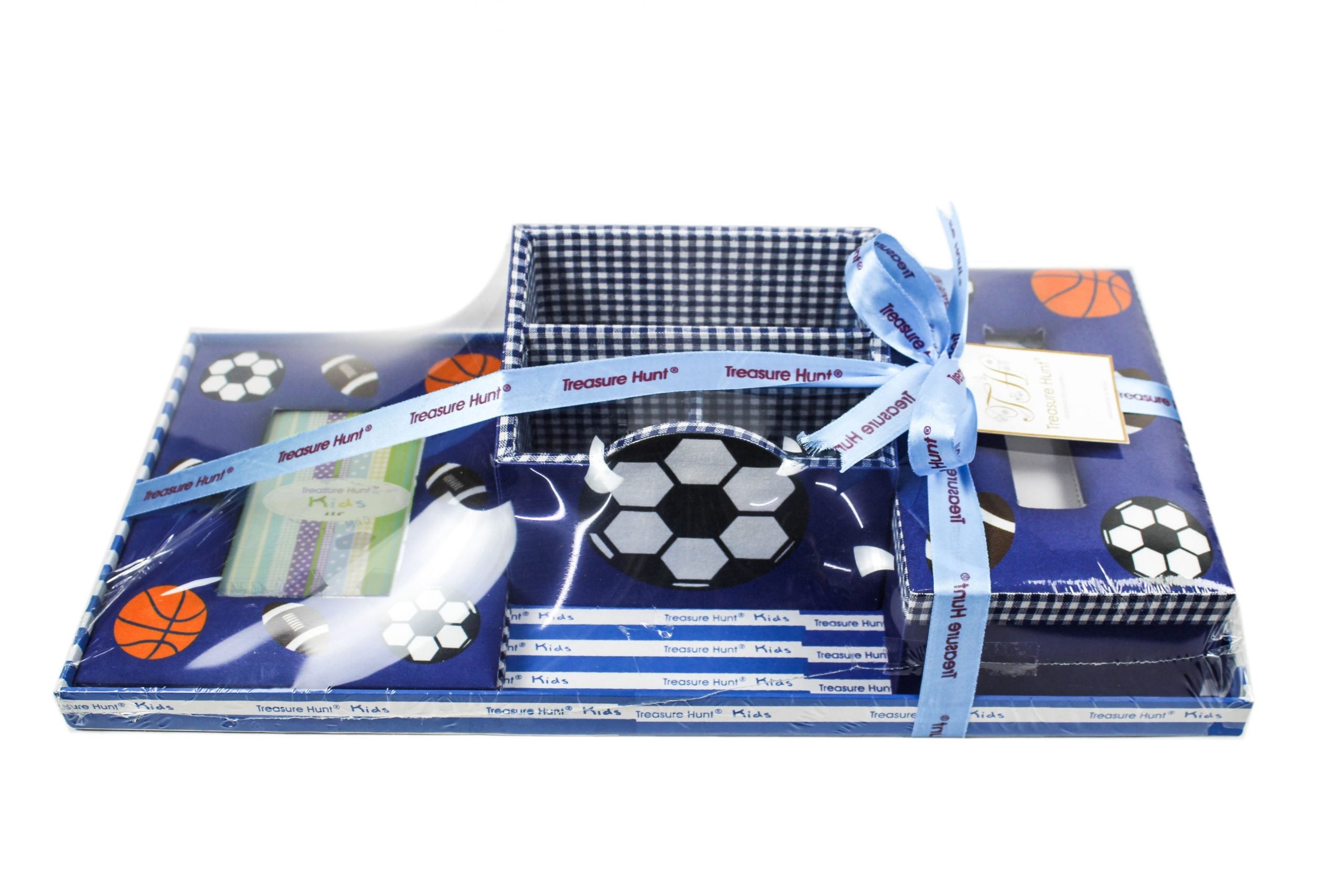 Sports Photo-Frame/ Stationery Holder/ Tissue Box Hamper for Kids