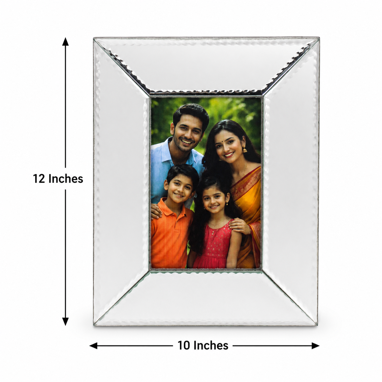 Mirror Premium Photo Frame for Gifting (Size - 10*12)