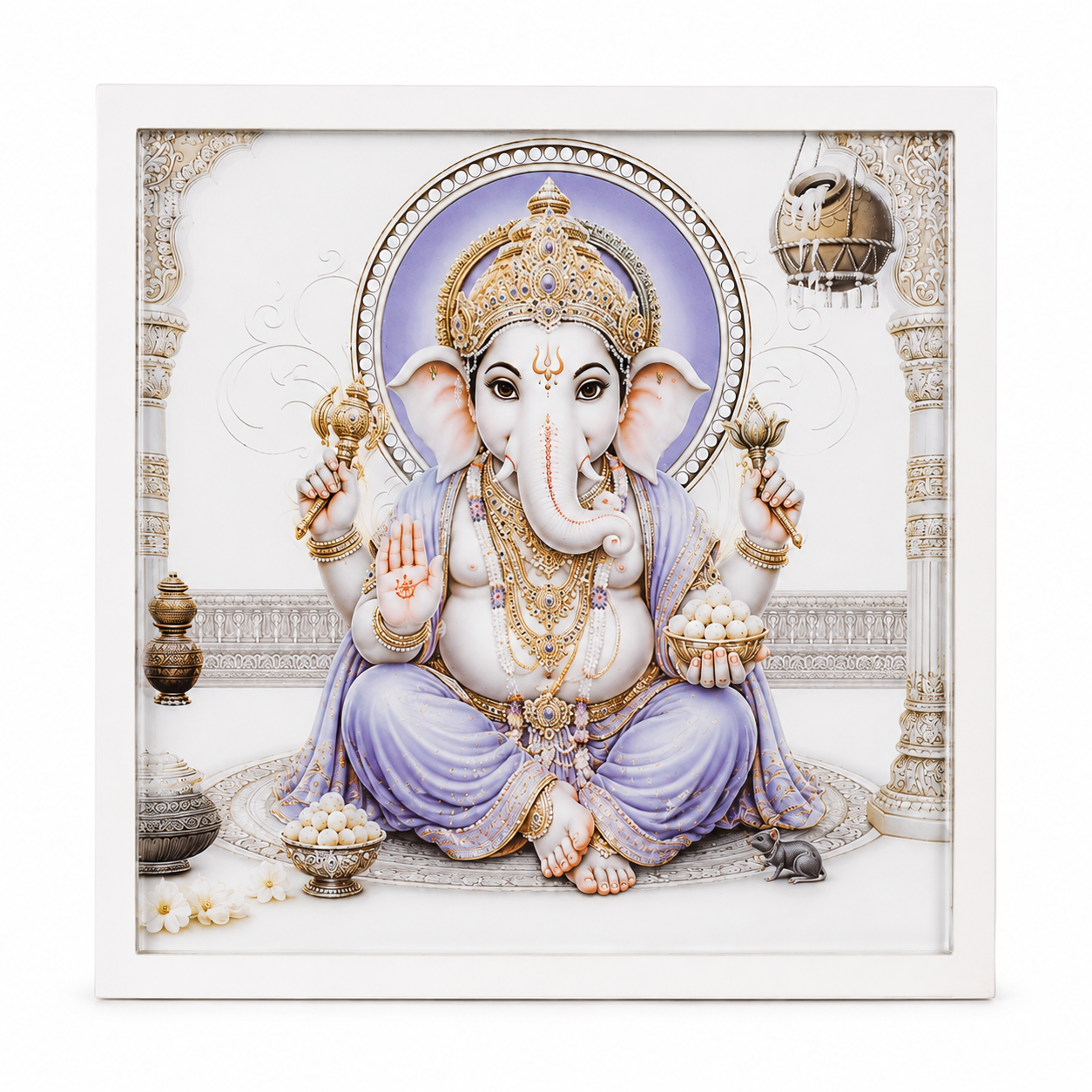 Divine Lord Ganesha Decorative Photo Frame