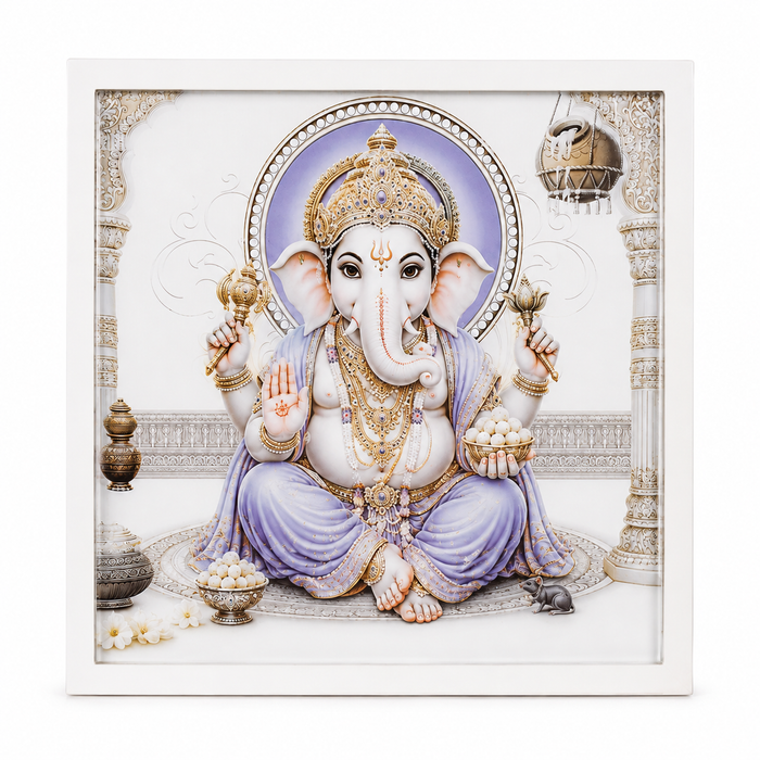 Divine Lord Ganesha Decorative Photo Frame