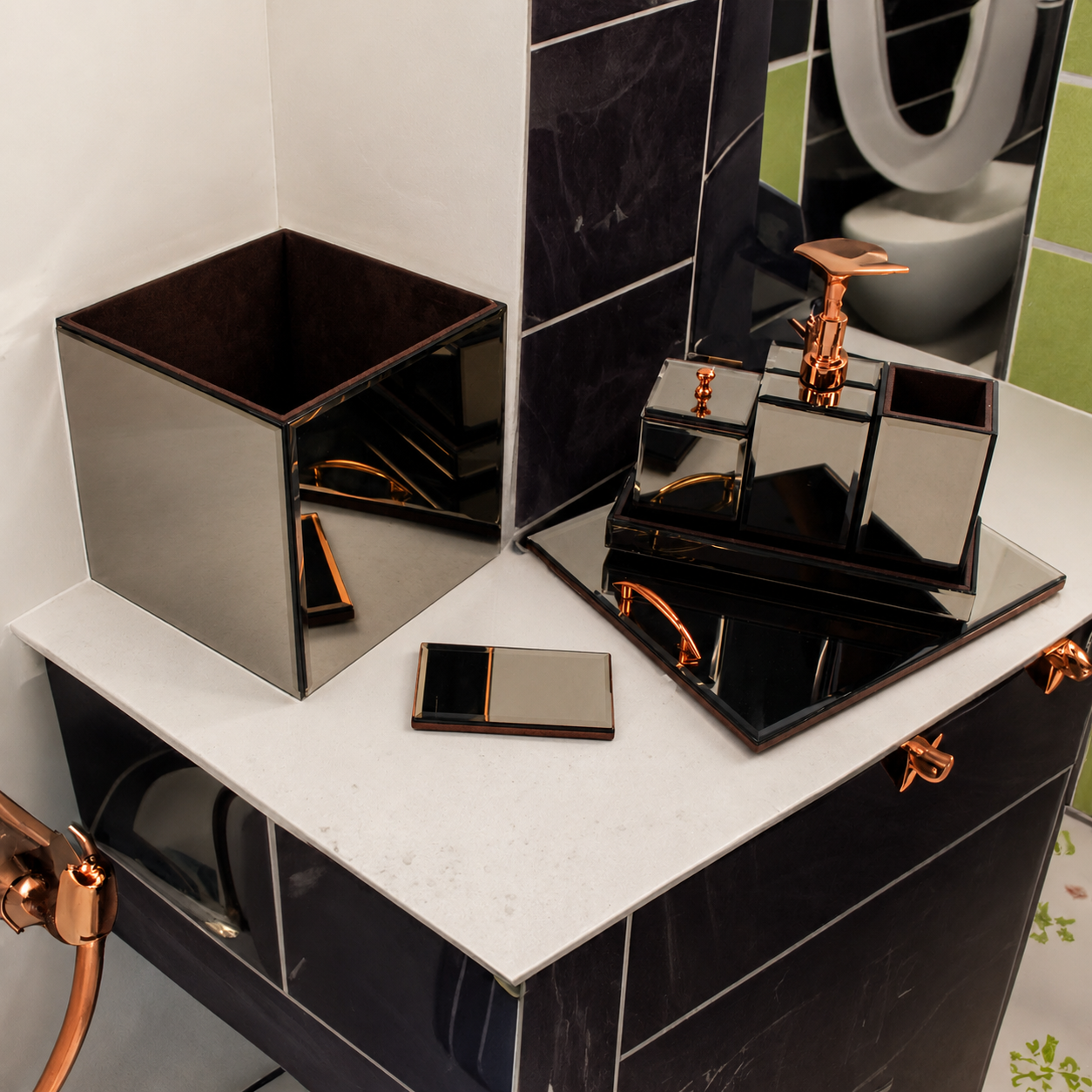  Premium 7-Pieces Bath Accessory Set for Luxury Bathrooms 
